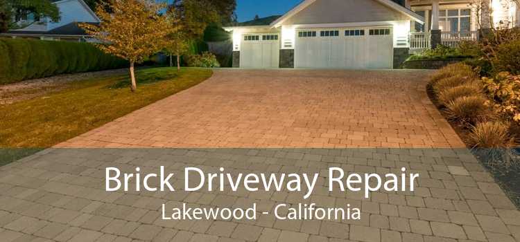 Brick Driveway Repair Lakewood - California