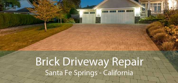 Brick Driveway Repair Santa Fe Springs - California