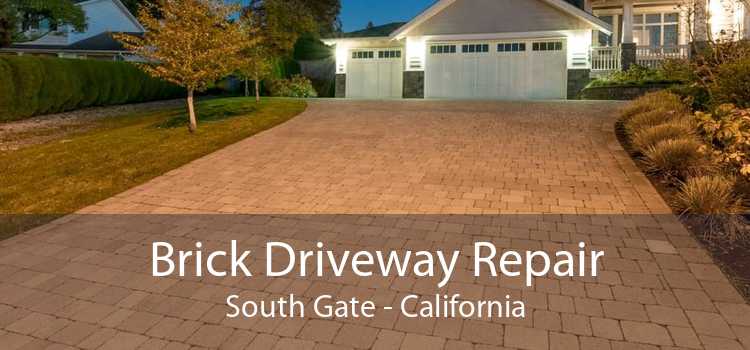 Brick Driveway Repair South Gate - California
