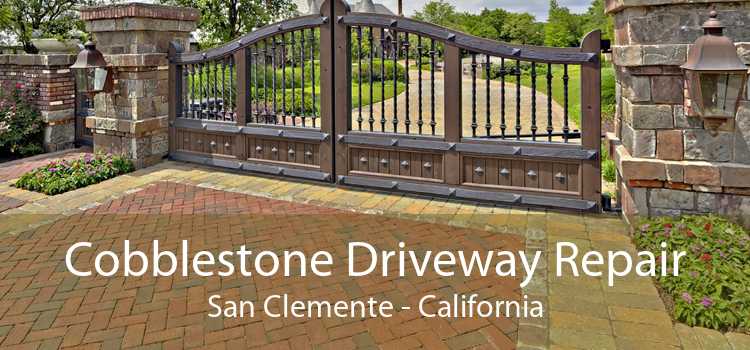 Cobblestone Driveway Repair San Clemente - California
