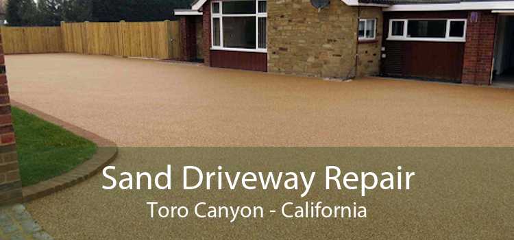 Sand Driveway Repair Toro Canyon - California